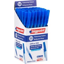 Bigpoint BP930-35 Tükenmez Kalem Office 1.0mm Mavi 50 Li Paket