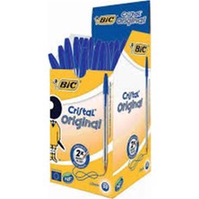 Bic 847898 Cristal Medium Tükenmez Kalem 1.0mm 50LI Kutu Mavi