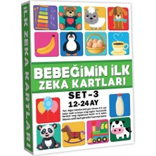 Aesco Mey Ithalat®  2212 Eğitici Kartlar 12-24 Ay Zeka Kartları  -Dıytoys