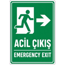 Ti Play Acil Çıkış 21X30CM Pvc Isg Levha
