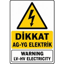 Ti Play Dikkat Ag-Yg Elektrik 21X30CM Pvc Isg Levha