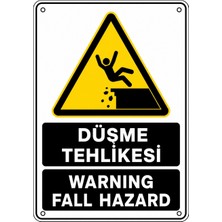 Ti Play Düşme Tehlikesi 35X50CM Pvc Isg Levha