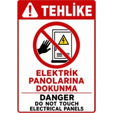 Ti Play Elektrik Panolarına Dokunma 21X30CM Pvc Isg Levha
