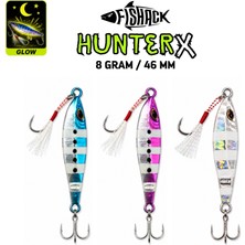 3'lü Metal Jig Yem Seti - Fishack Hunterx - 8g 46MM