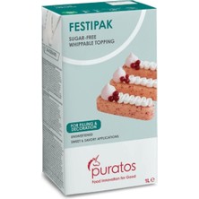 Puratos Şekersiz Sıvı Krem Şanti 1 kg Bitkisel Yağlı