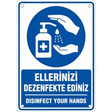 Ti Play Ellerinizi Dezenfekte Ediniz 35X50CM Pvc Isg Levha