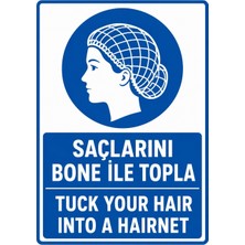 Ti Play Saçlarını Bone Ile Topla 35X50CM Pvc Isg Levha