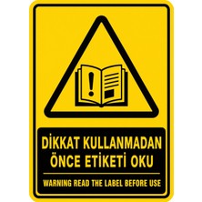 Ti Play Dikkat Kullanmadan Önce Etiketi Oku 21X30CM Pvc Isg Levha