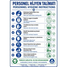 Ti Play Personel Hijyen Talimatı 35X50CM Pvc Isg Levha