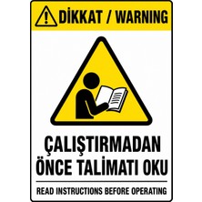 Ti Play Çalıştırmadan Önce Talimatı Oku 21X30CM Pvc Isg Levha