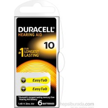 Ynt İthalat 10 Numara 6 Lı Işitme Cihazı Pili