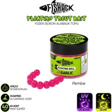 Yüzen Silikon Alabalık Topu - Fishack Eggx - 40 Adet - Sarımsak Kokulu - Renk Pembe