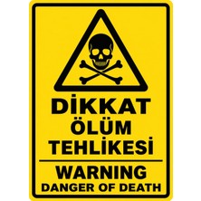 Ti Play Dikkat Ölüm Tehlikesi 35X50CM Pvc Isg Levha