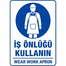 Ti Play Iş Önlüğü Kullanın 35X50CM Pvc Isg Levha