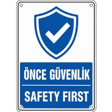 Ti Play Önce Güvenlik 21X30CM Pvc Isg Levha