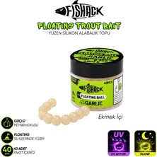 Yüzen Silikon Alabalık Topu - Fishack Eggx - 40 Adet - Sarımsak Kokulu - Renk Ekmek Içi