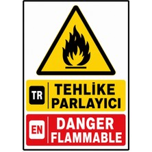 Ti Play Tehlike Parlayıcı 21X30CM Pvc Isg Levha