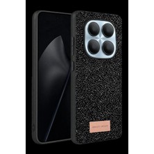 Royaleks Onegif Xiaomi Redmi Note 15 Pro 4g Bright Simli Kapak - Siyah