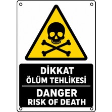 Ti Play Dikkat Ölüm Tehlikesi 35X50CM Pvc Isg Levha