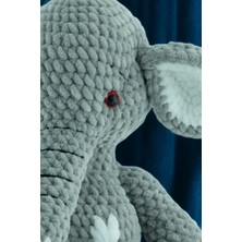Liva Atelier El Yapımı Amigurumi Örgü Fil Oyuncak