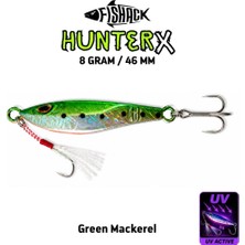 Metal Jig Yem - Fishack Hunterx - 8g 46MM - Renk Green Mackerel
