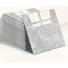Ynt İthalat Gri Mermer Desen Duvar Sticker (30*30)
