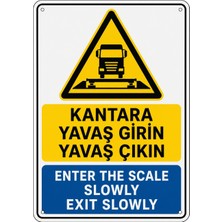 Ti Play Kantara Yavaş Girin Yavaş Çıkın 21X30CM Pvc Isg Levha