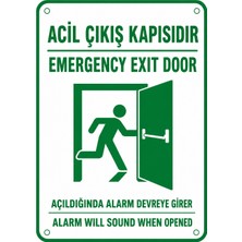 Ti Play Acil Çıkış Kapısıdır 35X50CM Pvc Isg Levha