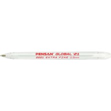 Pensan 2221 Global Tükenmez Kalem Kirmizi 0.5mm Adet