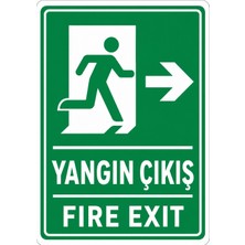 Ti Play Yangın Çıkış 35X50CM Pvc Isg Levha