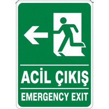 Ti Play Acil Çıkış 21X30CM Pvc Isg Levha
