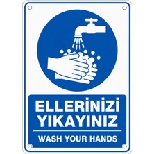 Ti Play Ellerinizi Yıkayınız 35X50CM Pvc Isg Levha