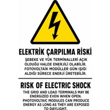Ti Play Elektrik Çarpılma RİSKİ35X50CM Pvc Isg Levha