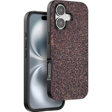 Royaleks Onegif Apple Iphone 16 Plus Bright Simli Kapak - Derin Mor