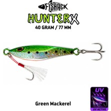 Metal Jig Yem - Fishack Hunterx - 40G 77MM - Renk Green Mackerel