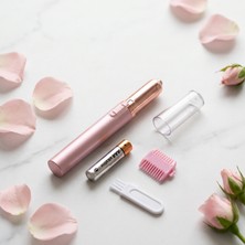 Ttt Yüz Tüy Alma Makinesi -Pilli - Pembe - Kalem Tasarımlı - Pratik Kullanım