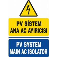Ti Play Pv Sistem Ana Ac Ayırıcısı 35X50CM Pvc Isg Levha
