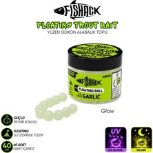 Yüzen Silikon Alabalık Topu - Fishack Eggx - 40 Adet - Sarımsak Kokulu - Renk Glow