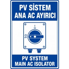 Ti Play Pv Sistem Ana Ac Ayırıcı 35X50CM Pvc Isg Levha