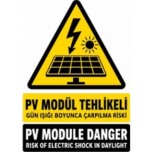 Ti Play Pv Modül Tehlikeli 35X50CM Pvc Isg Levha