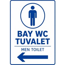 Ti Play Bay Wc Tuvalet 21X30CM Pvc Isg Levha