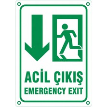 Ti Play Acil Çıkış 21X30CM Pvc Isg Levha