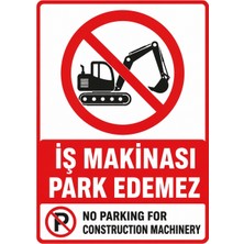 Ti Play Iş Makinası Park Edemez 35X50CM Pvc Isg Levha