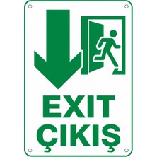 Ti Play Exıt Çıkış 35X50CM Pvc Isg Levha