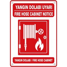 Ti Play Yangın Dolabı Uyarı 21X30CM Pvc Isg Levha