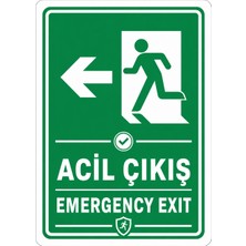 Ti Play Acil Çıkış 21X30CM Pvc Isg Levha