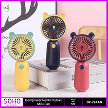 Ett Renkli Kulaklı Mini Fan