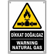 Ti Play Dikkat Doğalgaz 21X30CM Pvc Isg Levha