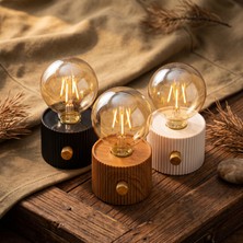 Ttt Şarjlı Dekoratif Masa Lambası - Kademesiz Dimmer - Type-C Bağlantılı