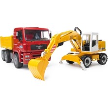 Aesco Mey Ithalat® Man Damperli Kamyon ve Liebherr Ekavatör